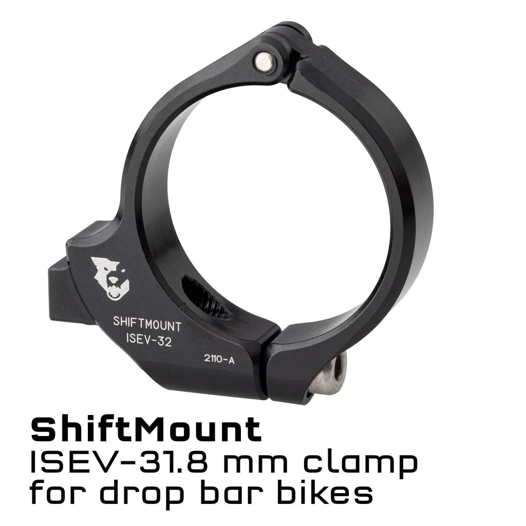 '- 22.2mm ShiftMount for Tooth I-spec Clamp II Wolf Shifters