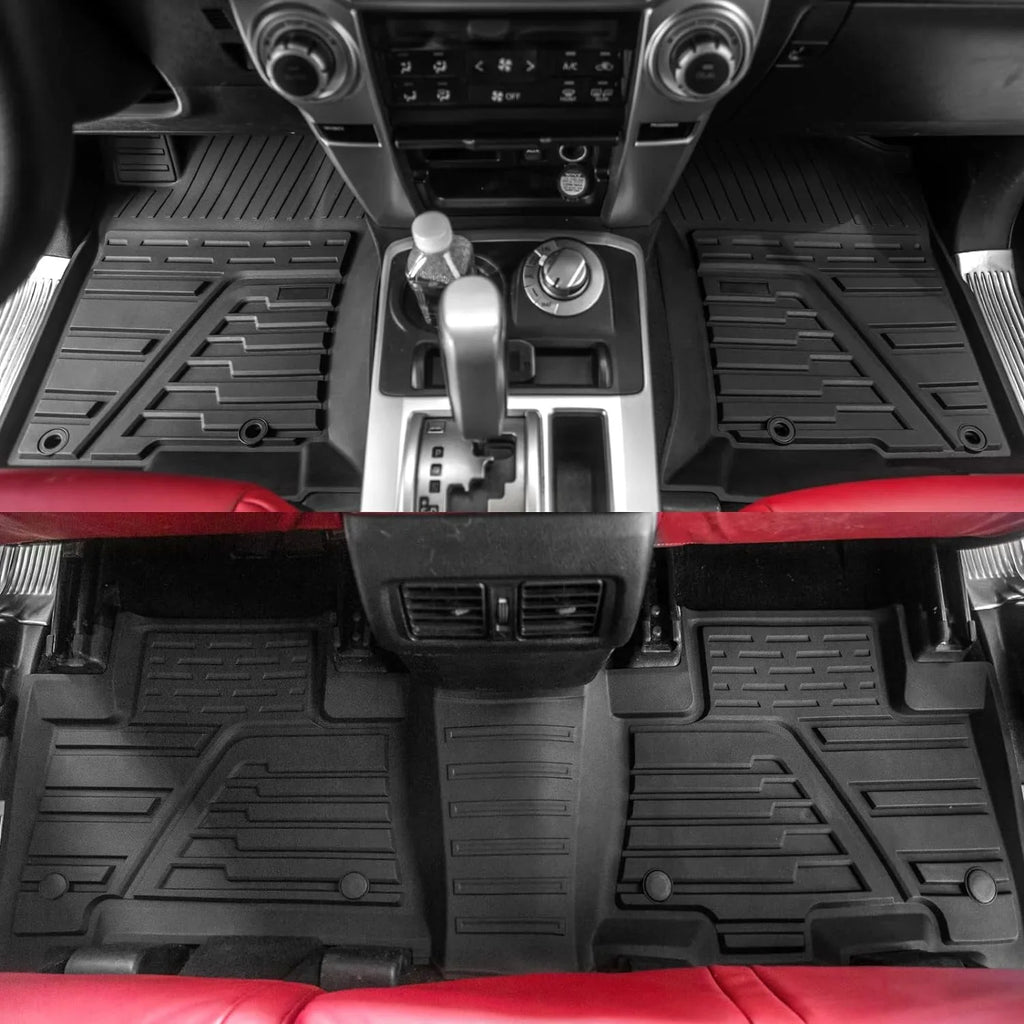 Liner Mat Toyota Accessories Rongtaod Floor Mat Compatible with Trunk + 4 Floor with 2013-2024 Mats Runner Sliding Seats Mats,Fit Cargo Cargo Tray) Trunk 2023 Liner (Trunk 4Runner Mats 5