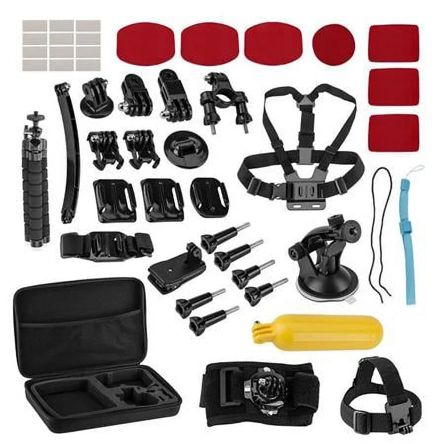Card, 40-pc Combo 2 Kit Action Bundle HD 64GB Sport Memory microSD 4K Accessories Froggi Extreme Camera with Ultra Dual-Screen