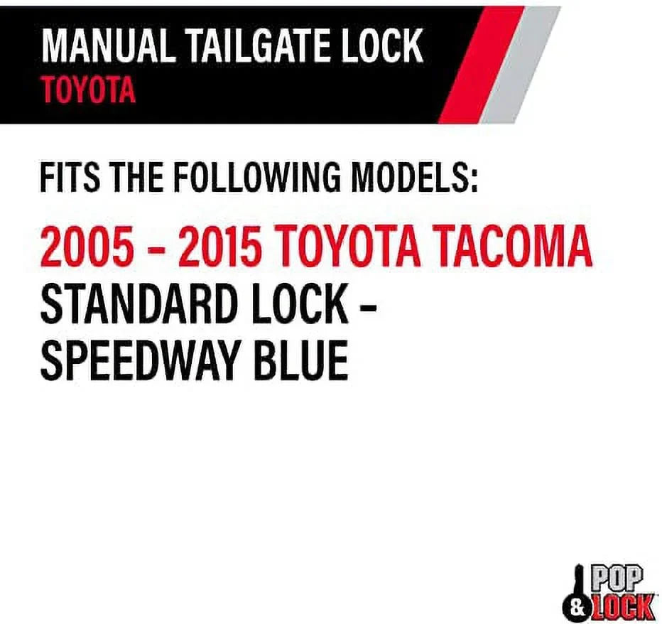 Lock Lock) Metallic Lock PL5507 Tacoma (Standard for Tailgate Blue Pop Manual & Toyota Nautical