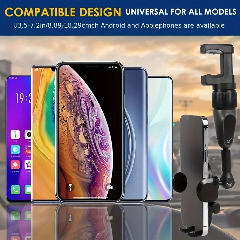 Phone Mount and Cars Windshield Duty - for 360-Degree All Car - - Zero with Dash Compatible Phone Holder Heavy Smart Rotative Phones Non-Shaking, Noise Mount