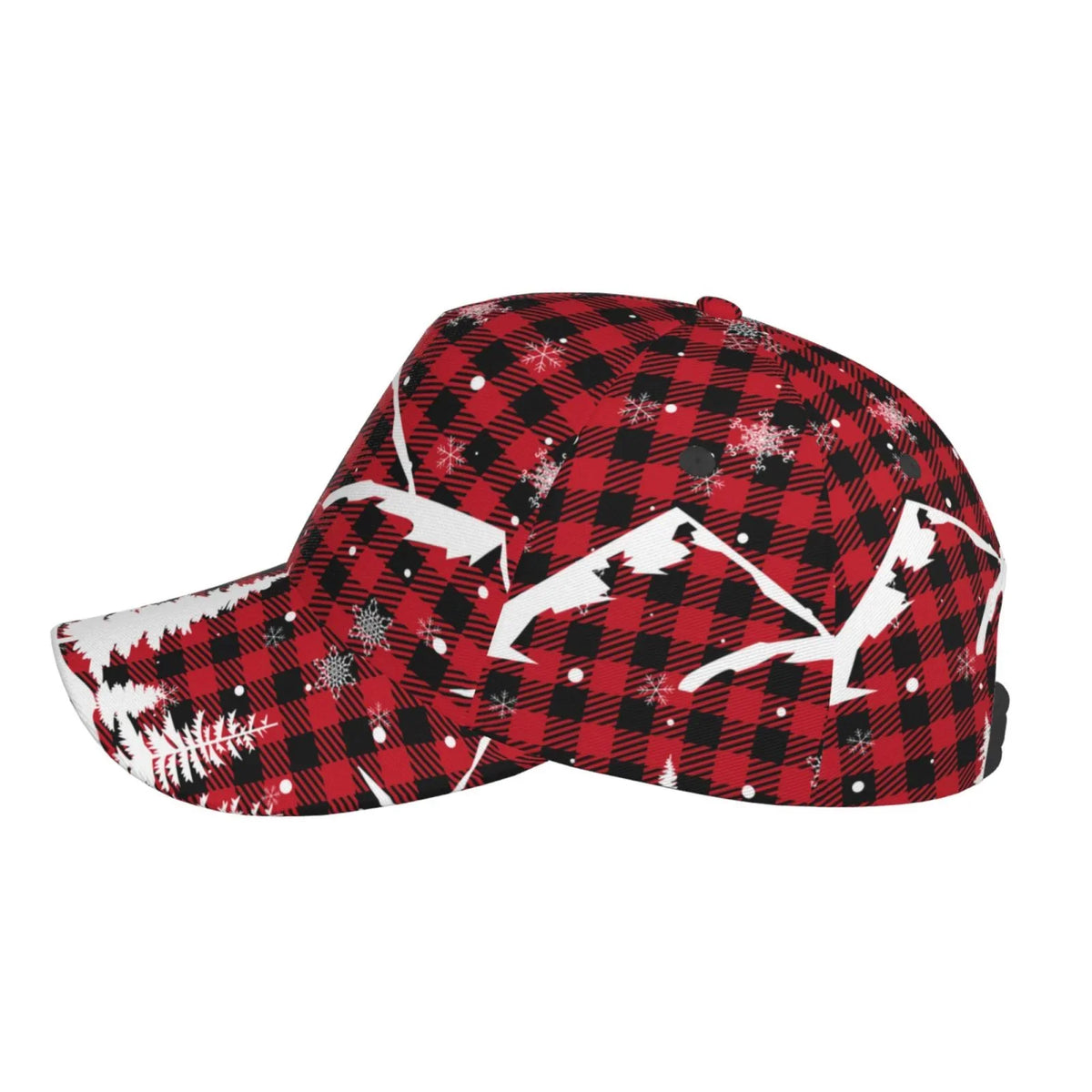 Workouts exterior Tree Plaid) Balery Baseball Activities dimension Running Cap for Seasons Dad Hat(Christmas Buffalo Adjustable All and