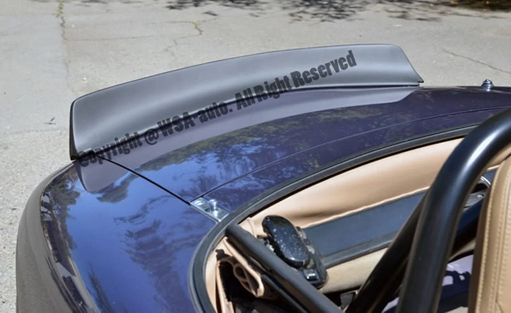 Primer Trunk | MX5 Mazda Lid 1999-2005 Black Spoiler Rear design for Rocket EOS Fiberglass Bunny Miata NB Wing Replacement