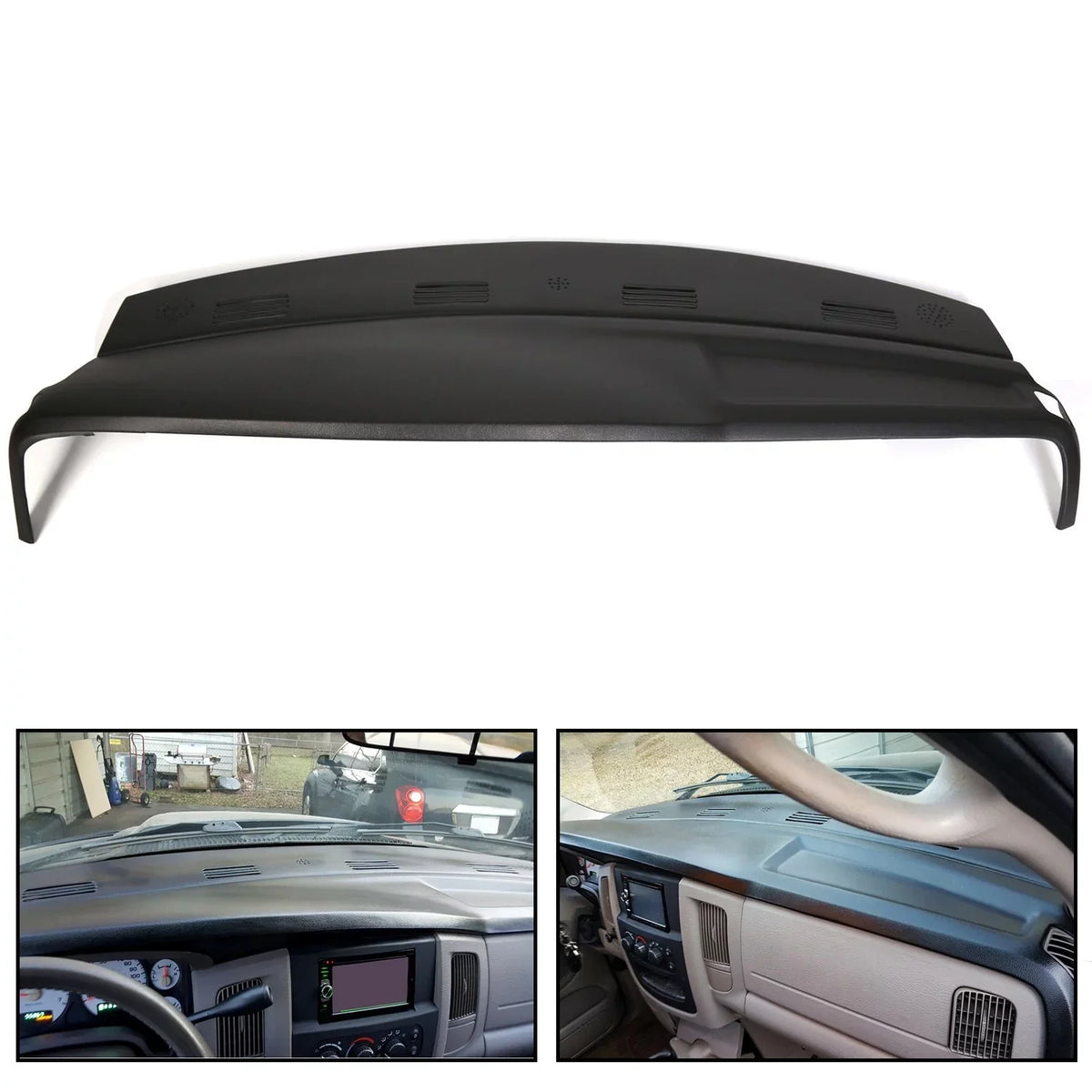 Dodge Overlay Cap Kojem Dashboard 2005 Black for Cover 2003 Molded Cover Dash Protector 2004 Skin 2500 3500 1500 Pad 2002 Ram Board