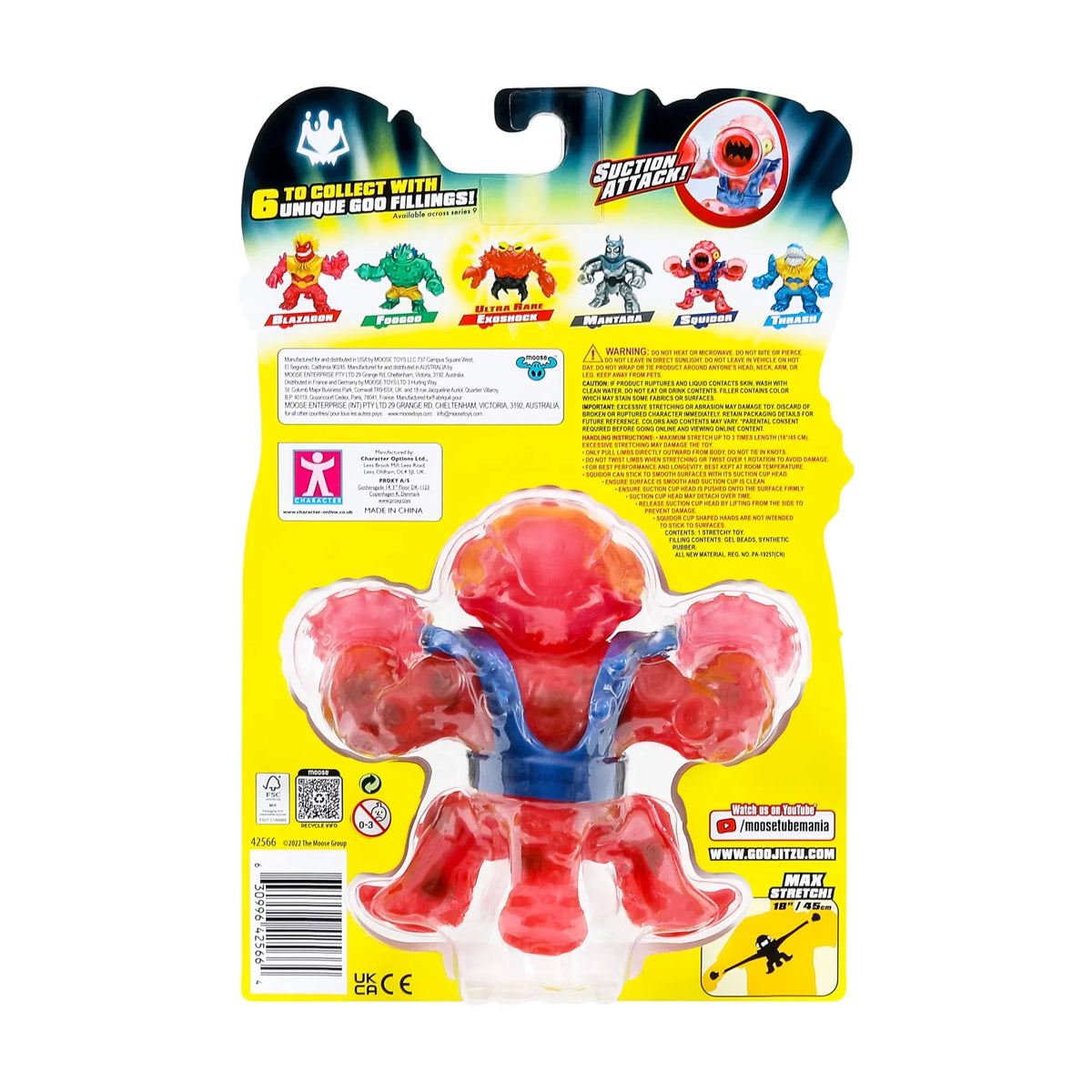 of Ages 4+ Heroes Sea Hero, Goo Squidor Deep Goo Zu Jit