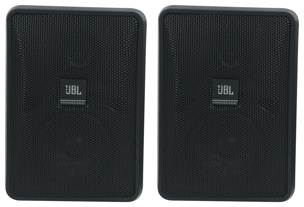 (6) Control Wall Commercial 3" Amp 23-1 70v JBL Indoor/exterior + Speakers Black