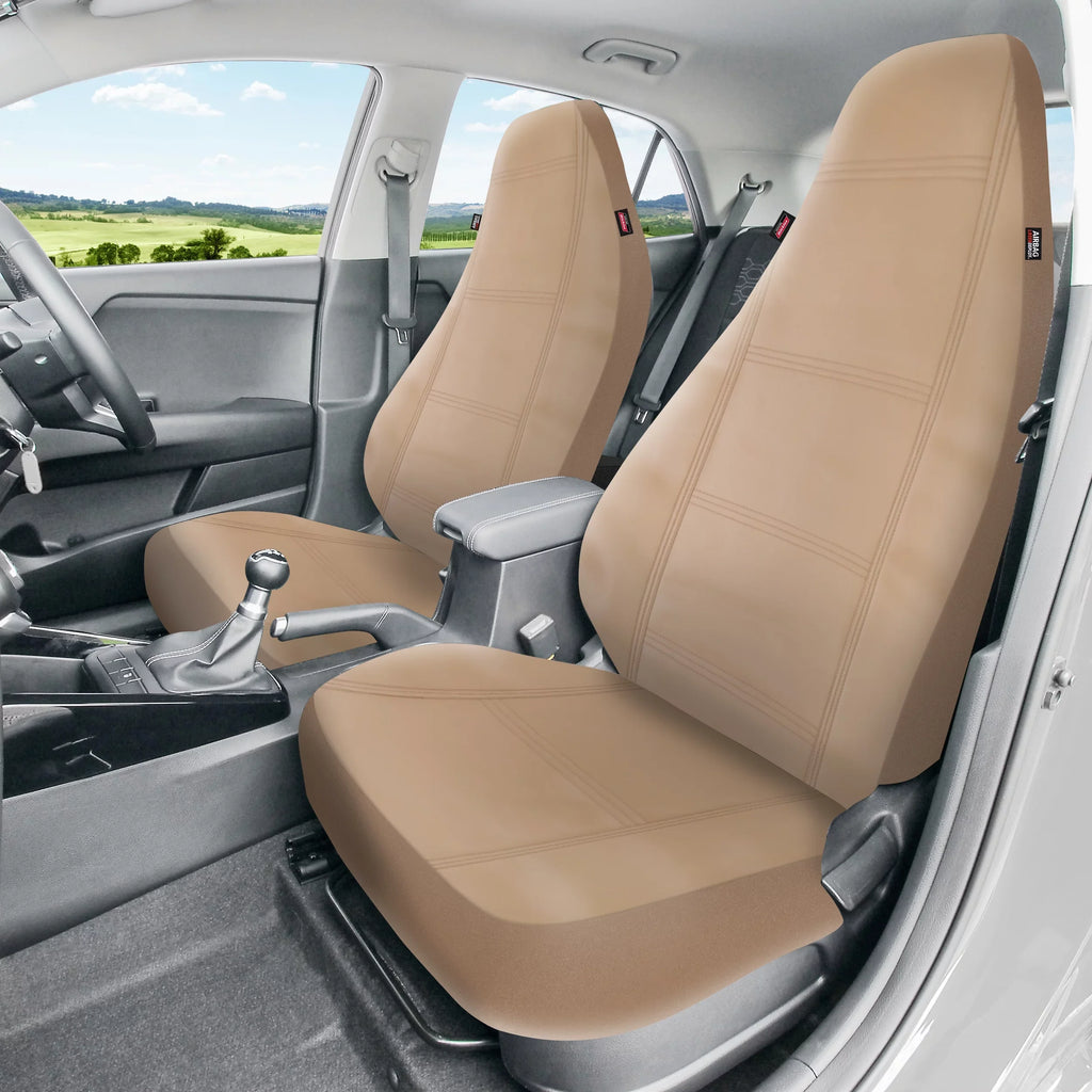 Covers Vegan 2 Seat Car Prestige Piece Genuine Leather Dickies Front 806514 Beige,