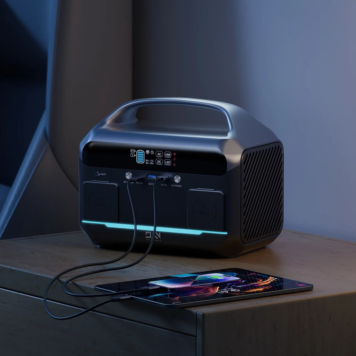 Power Travel NEO300 Backup for by DaranEner 300W Battery Portable 268.8Wh Anself, Station Supply LiFePO4 Power