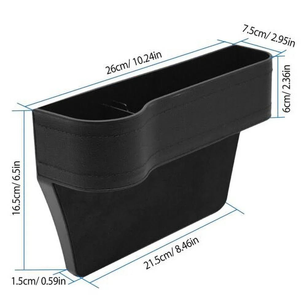 Car Organizer Console Box Seat Holder Phone Key Side Auto Gap 2Pcs Cup Storage