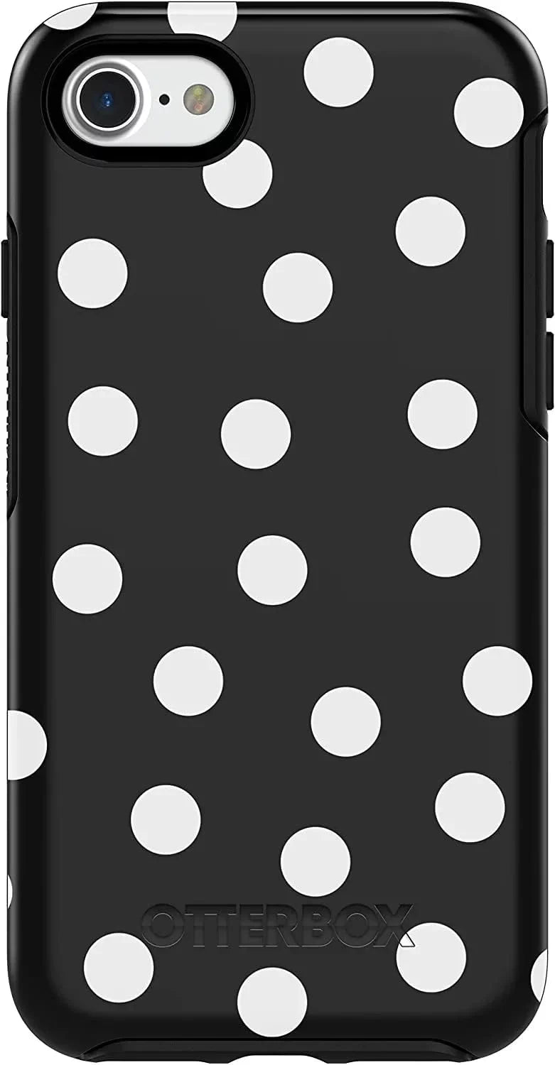 (Black/White Non-Retail Dot Graphic) Case OtterBox Date Packaging iPhone gen) - and SE for (3rd - Polka and iPhone Symmetry Night Series 8/7 (Only) 2nd