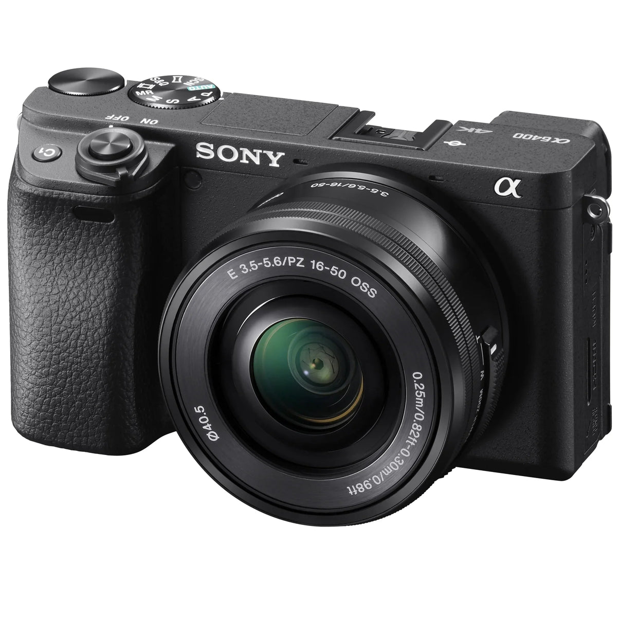 Battery Camera Card, a6400 Camera Mirrorless Interchangeable-Lens Photo Editing and Video Filter Memory 16-50mm APS-C Bundle 40.5mm with Kit Suite, Bag, 64GB ILCE-6400L Lens with and Camera