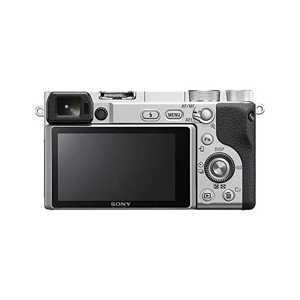 International Enabled, Mirrorless Camera Digital A6400 Version NFC Alpha Wi-Fi - and - only] [Body (Silver)