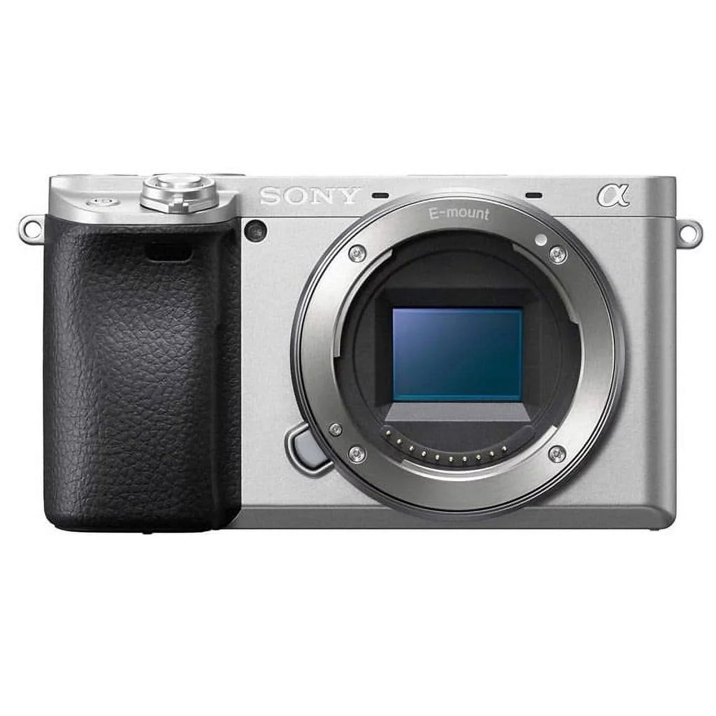 International Enabled, Mirrorless Camera Digital A6400 Version NFC Alpha Wi-Fi - and - only] [Body (Silver)