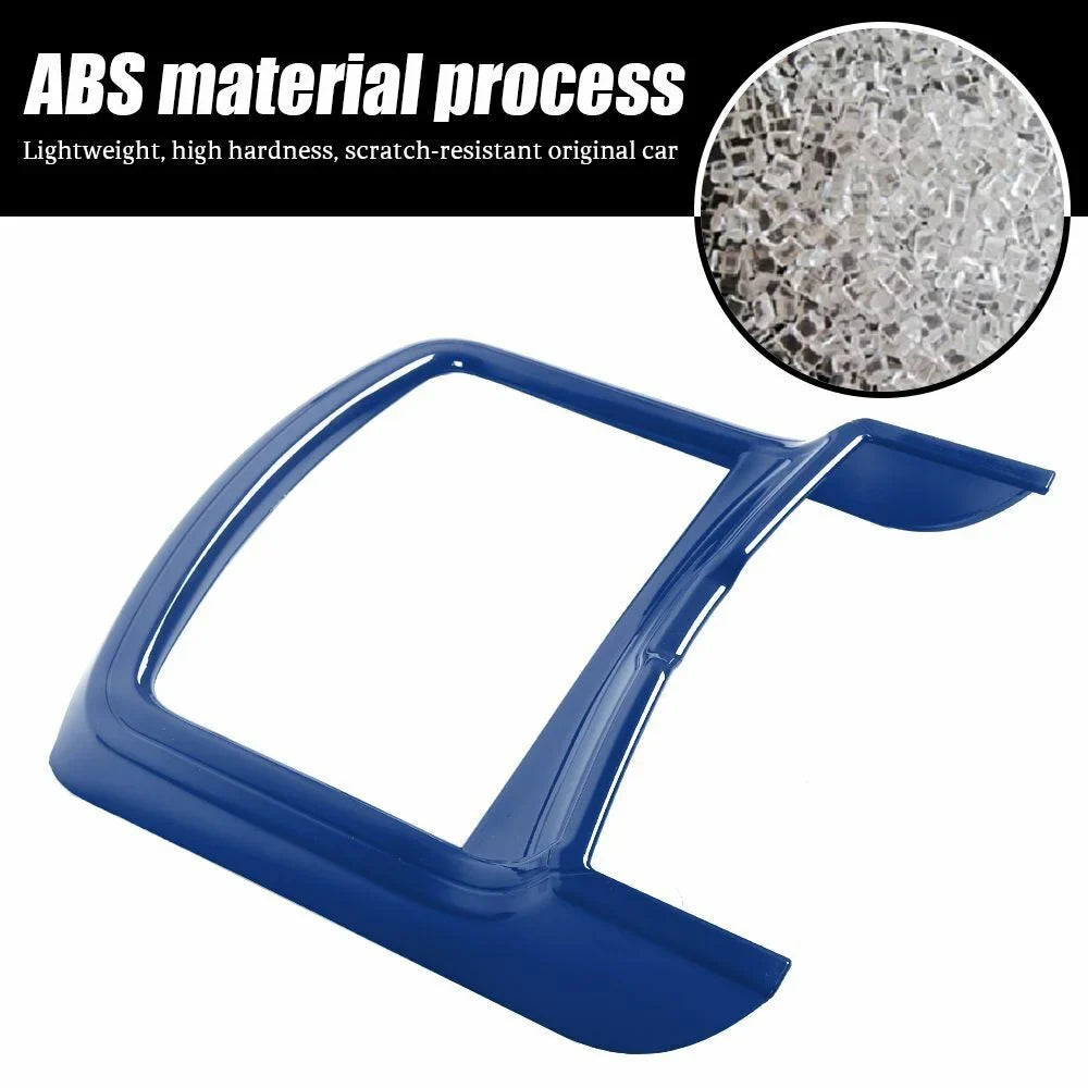 '+ Teledu Cover Cup Inner Console Panel Central Trim Holder Blue