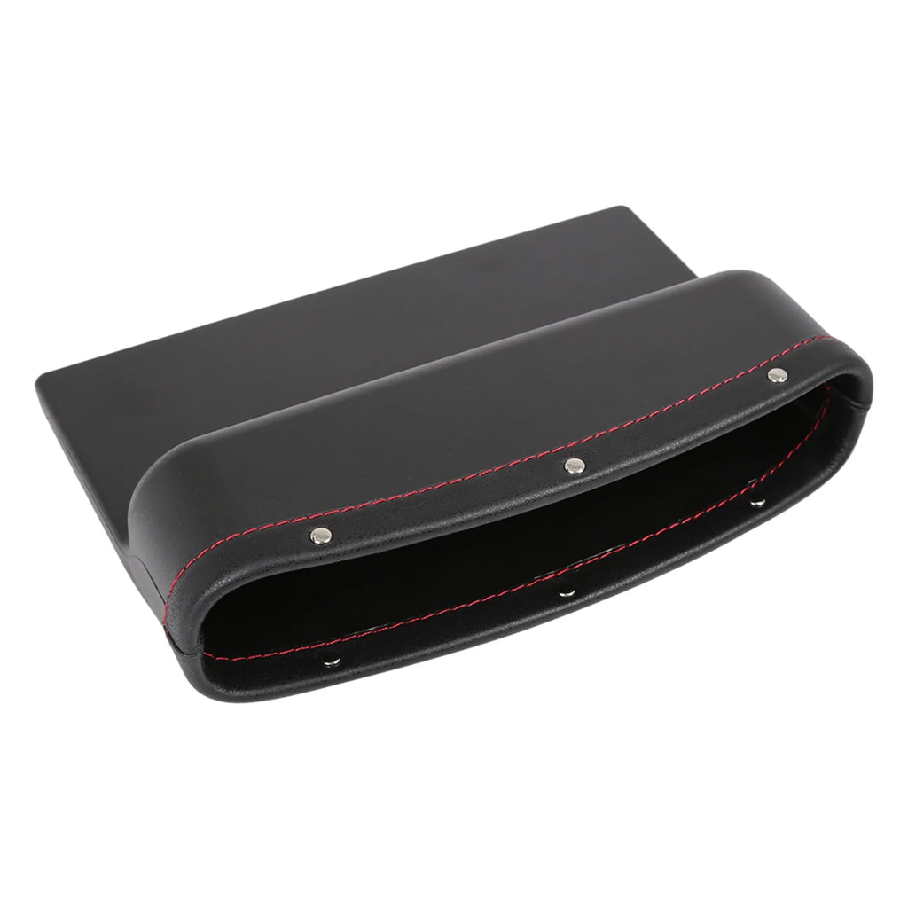 Car Gap Driver 4pcs Black Side Red Box Crevice Passenger Storage Seat
