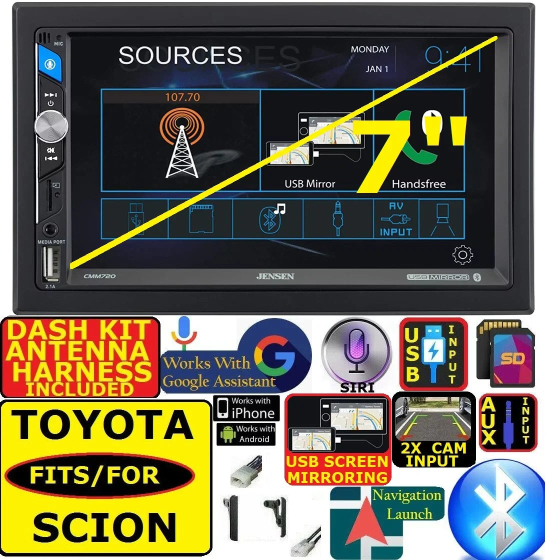 PKG. WIRE USB/BLUETOOTH INSTALLATION KIT, DASH TOYOTA SPECIFIC AND STEREO INCLUDES RADIO TOUCHSCREEN ADAPTER REQIRED. ANTENNA VEHICLE CAR INCLUDING WHEN SCION AM/FM HARNESS, HARDWARE FITS