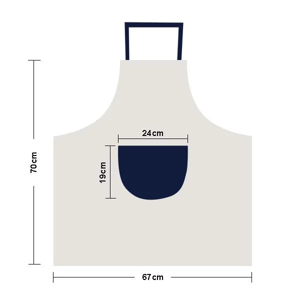 Linen Apron BBQ Bib Sounds Adjustable Cotton Music Energy Kitchen Vitality Sports Pocket Pinafore