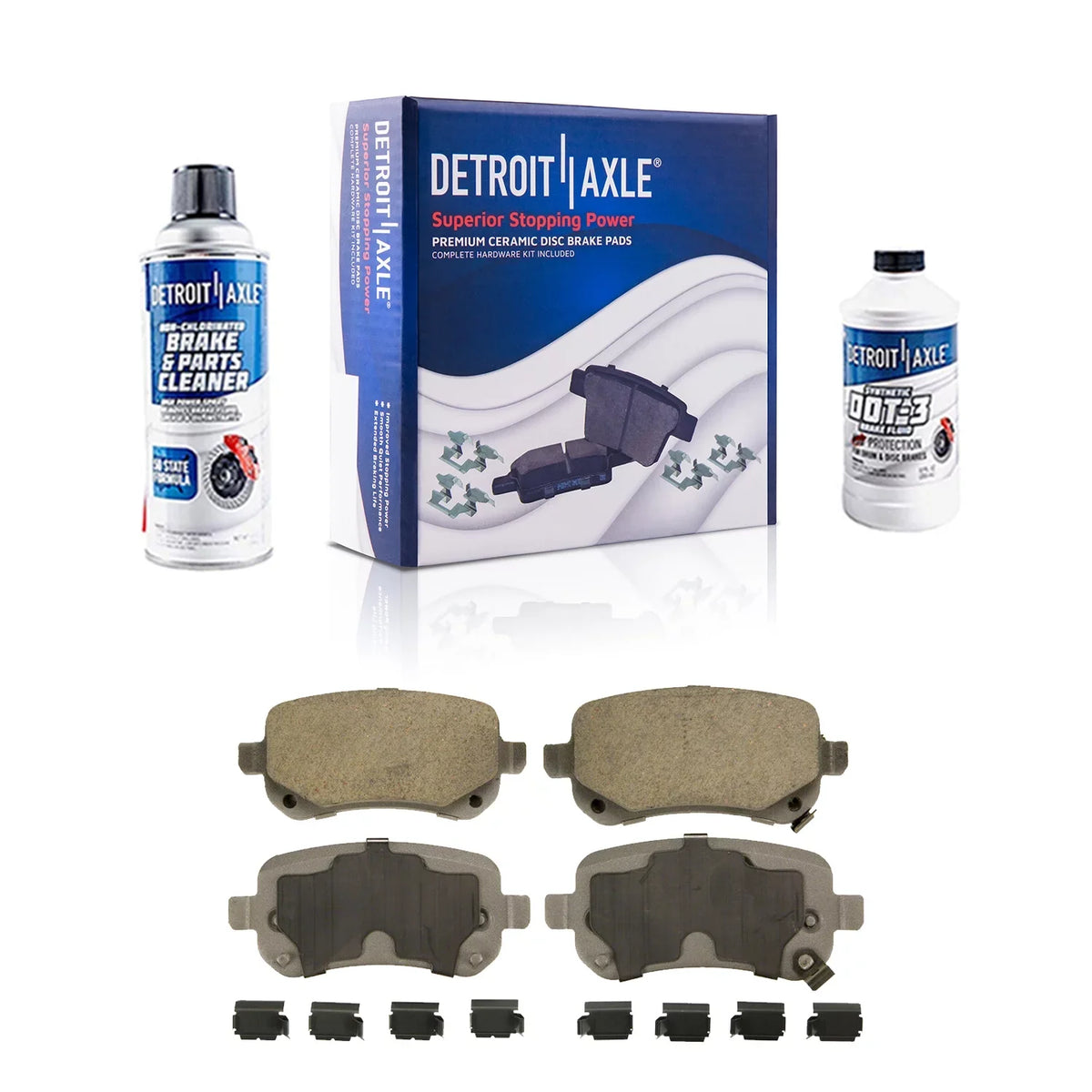 Front Brake and & Grand Country Brake 2008-2012 for Town Pads Calipers Brake Caravan, Detroit - Kit & Replacement Disc Ceramic Axle Brake Rotors Dodge Rear