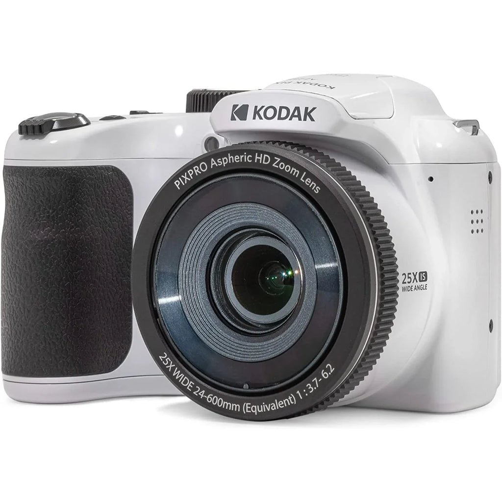 UHS-I Bag Bundle Memory Optical 25X Astro Camera Card Zoom 16MP Photo Digital Lexar + SDHC AZ255-WH Camera, with Kodak Deco 32GB White 800x High-Performance Zoom, PIXPRO
