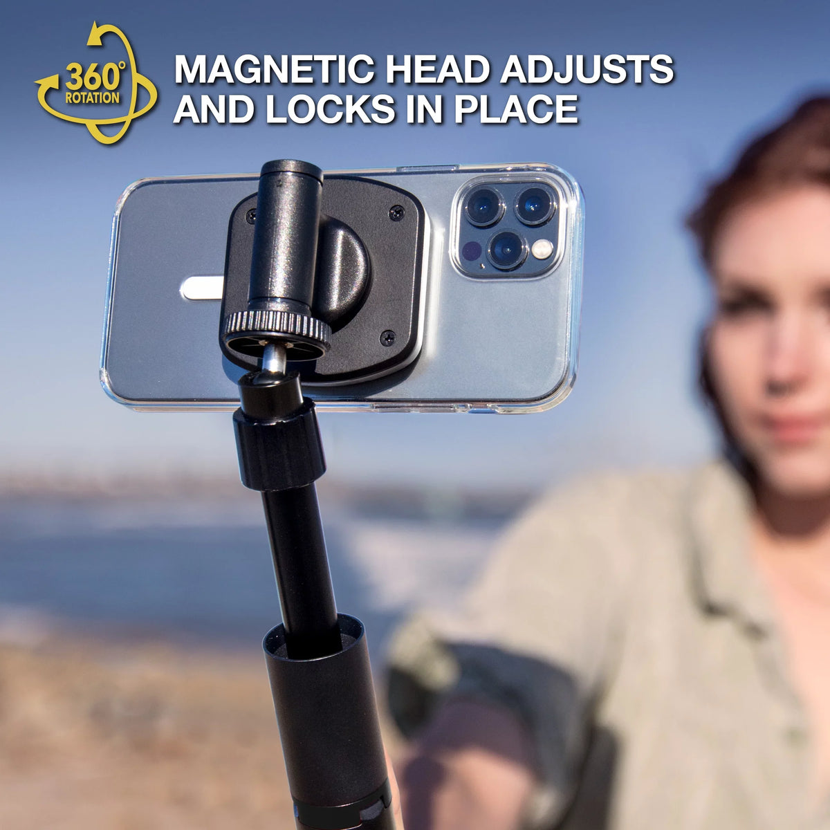 Mount Stick with Black Phone Adjustable Tripod/Selfie MP2TR1-SP Pro 2 Arm, MagicMount Scosche