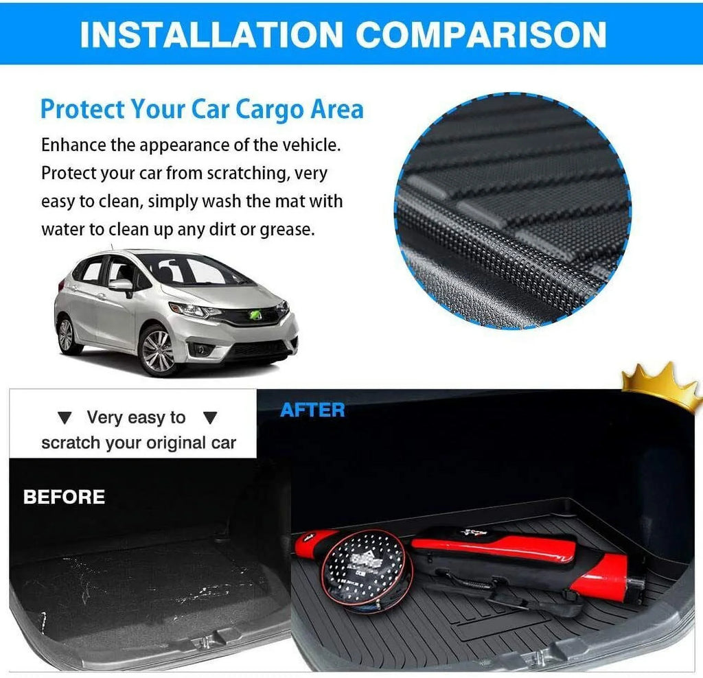 TPO 2011-2019 Custom for Cargo Non Explorer Models Liner Trunk Waterproof Mats 7-seats