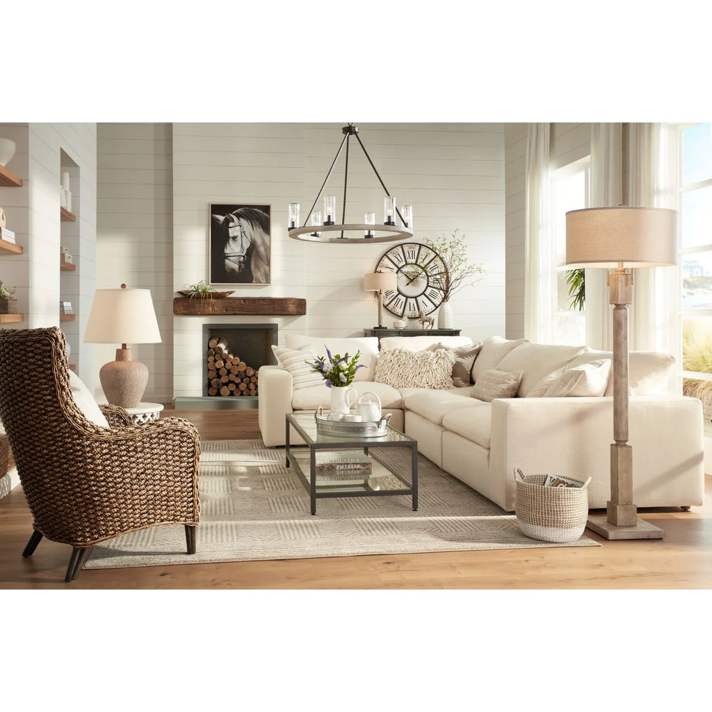 Rustic Textured Brown Home Bedroom Lighting Table Off Bentley Hammered Room Pot Lamp House Living Leaf Tall Empire Shade White 29" 360 for Farmhouse