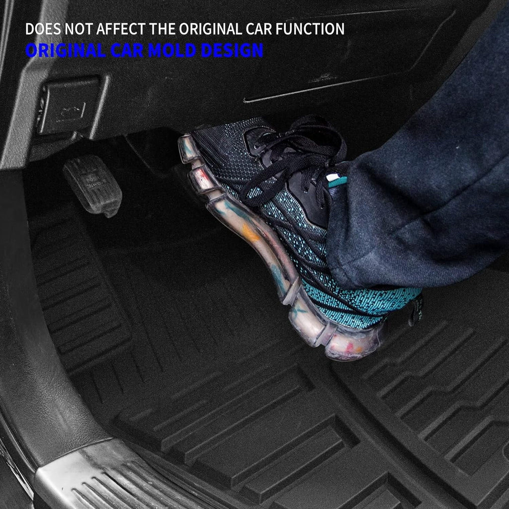 Liner Mat Toyota Accessories Rongtaod Floor Mat Compatible with Trunk + 4 Floor with 2013-2024 Mats Runner Sliding Seats Mats,Fit Cargo Cargo Tray) Trunk 2023 Liner (Trunk 4Runner Mats 5