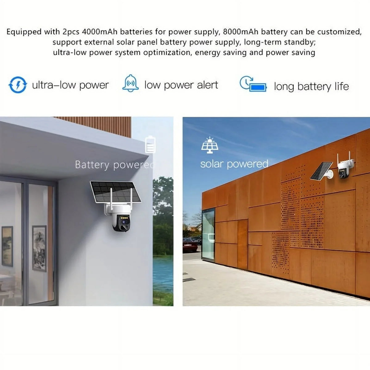 Night Wireless with Motion IP66 - Color Birthdays, 2-Way Boys Tilt President's Camera Pan & 3MP 360° Vision, Gift Waterproof Talk, Perfect for Easter, Detection, Security Solar-Powered exterior Day, 2K
