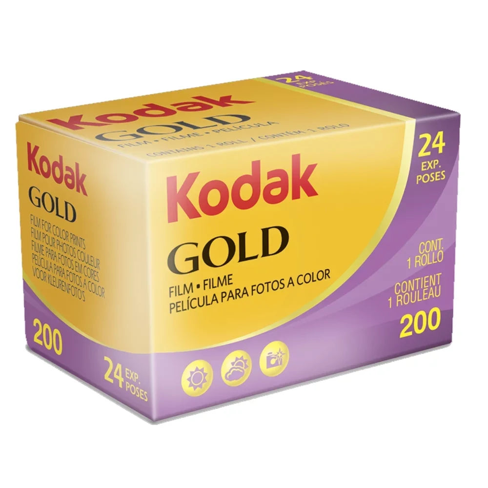 Basic Kodak with GOLD 35mm 200 M38 Best Negative (Flame Film Gift Color Film Scarlet) Camera