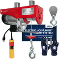 Factory Lifting Hoist, Winch Oceans Garage, Electric Lb Working Gloves Control V, Remote Stop Electric Button Hoist FO3780-C1 Pulley - Pulley 120 System, 440 Five 20FT for Hoist, Emergency Includes