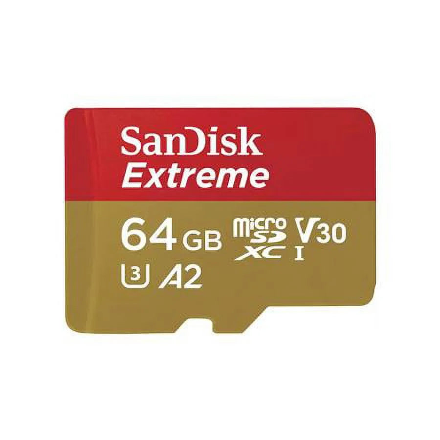 Card, 40-pc Combo 2 Kit Action Bundle HD 64GB Sport Memory microSD 4K Accessories Froggi Extreme Camera with Ultra Dual-Screen