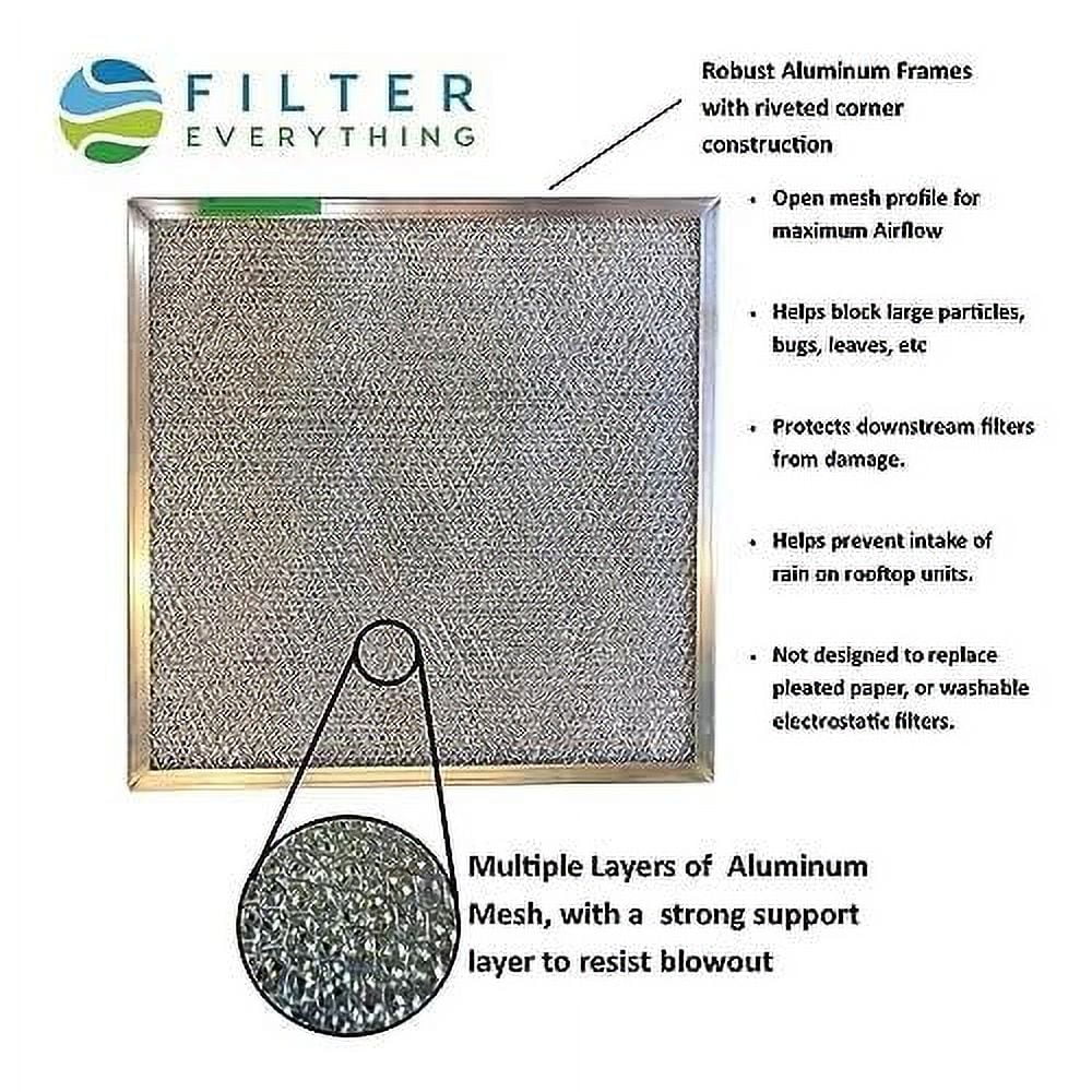 20 Washable Filter 1 X Air X 25 Aluminum -
