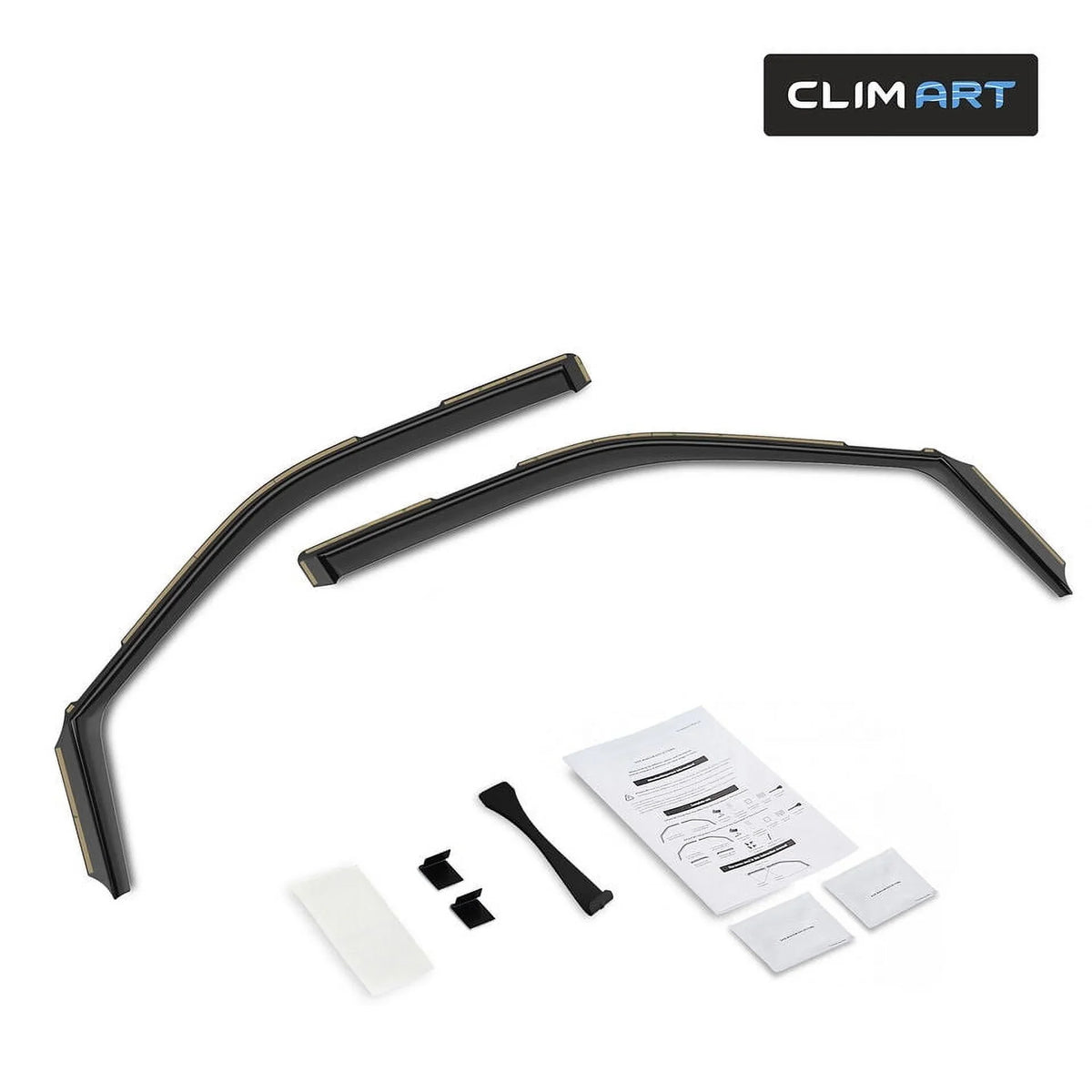 Incredibly Original Dark Rain 2 Truck Deflectors, Vent Accessories, Regular Cab, for 315008LP pcs- Durable Window in-Channel F150 Vent CLIM Guards ART 2015-2020 Visors, Deflector, Smoke Window