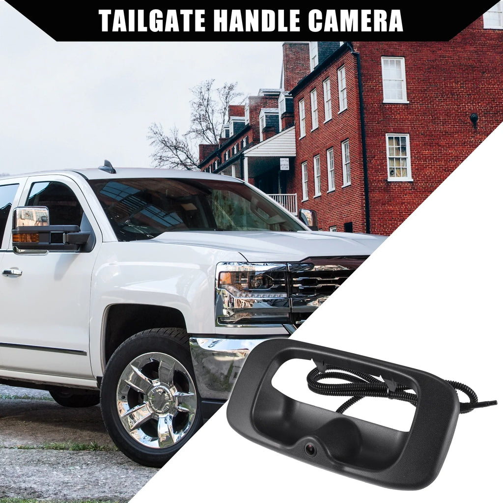 Rear GMC Chevy for Backup Years Camera 1 Handle Tailgate Unique 1999-2006 View Silverado Sierra Bargains for Set