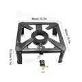 BBQ, and Camping Portable Efficient - Cast Single Stove Propane Cooker Gas for Nebublu Iron