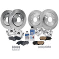 Front Brake and & Grand Country Brake 2008-2012 for Town Pads Calipers Brake Caravan, Detroit - Kit & Replacement Disc Ceramic Axle Brake Rotors Dodge Rear