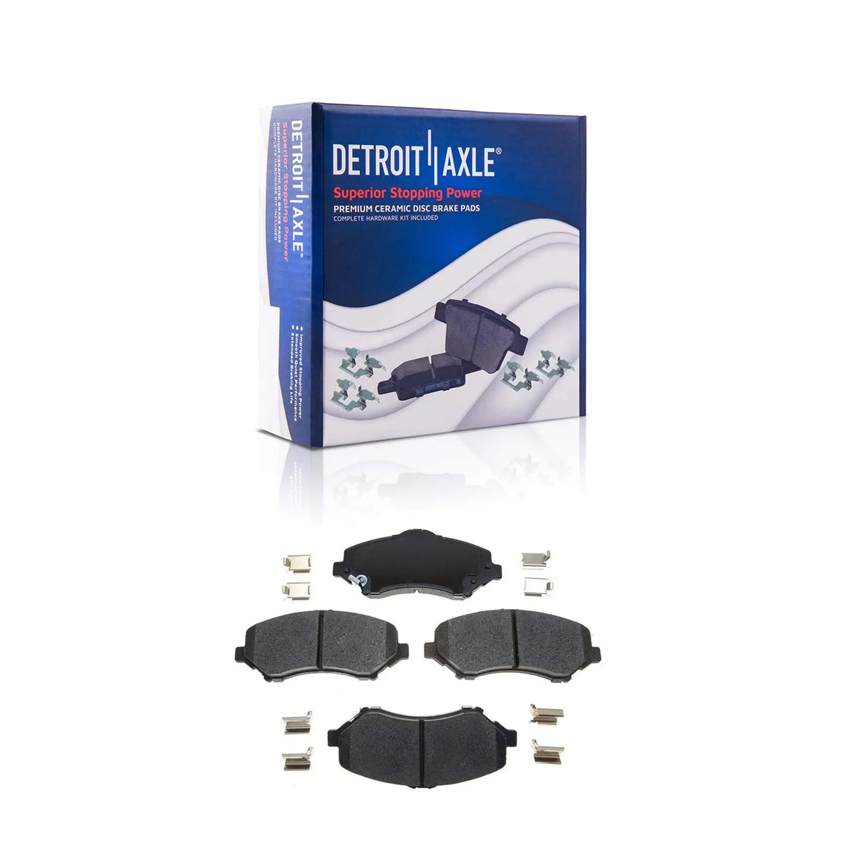 Front Brake and & Grand Country Brake 2008-2012 for Town Pads Calipers Brake Caravan, Detroit - Kit & Replacement Disc Ceramic Axle Brake Rotors Dodge Rear
