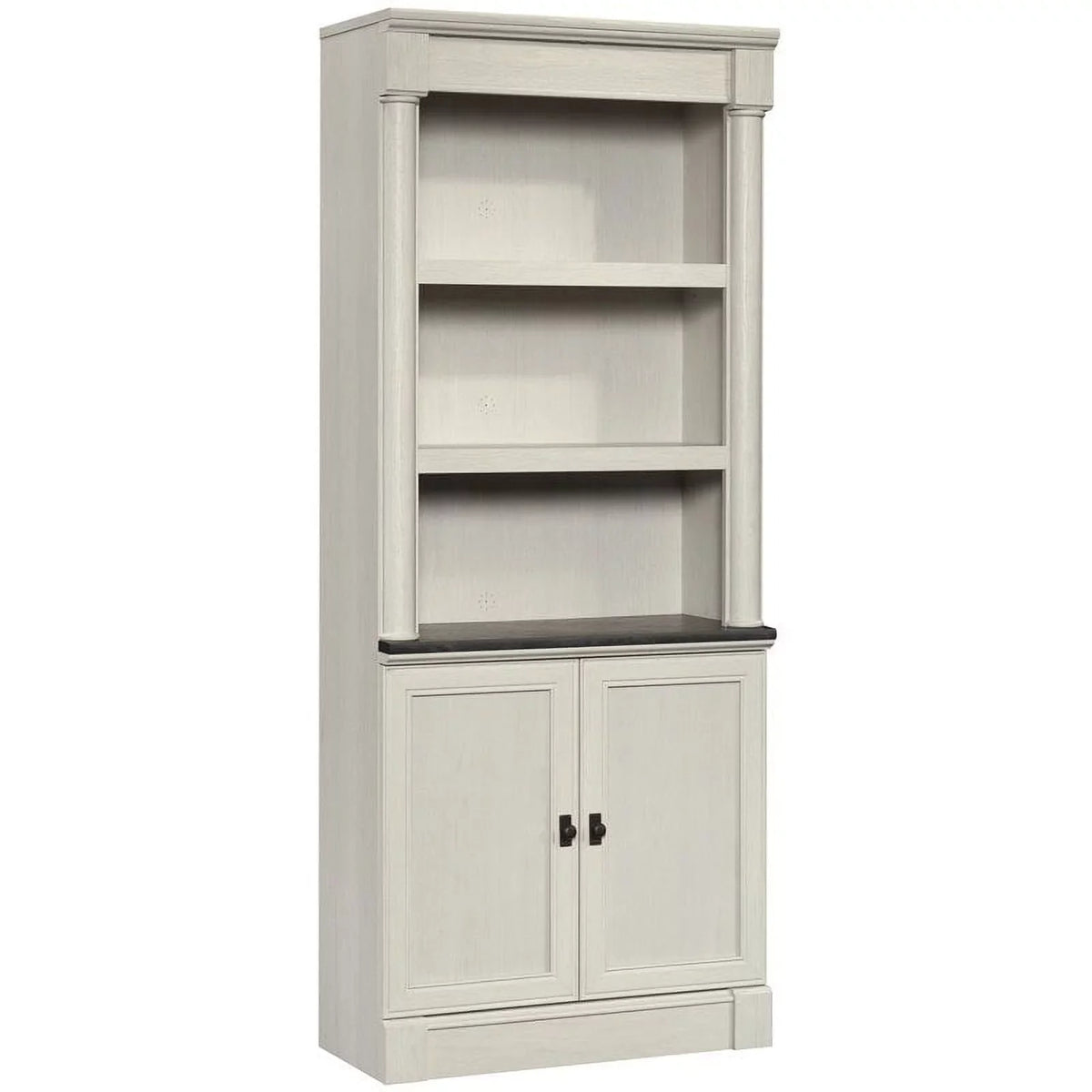 Bookcase, 5-Shelf Palladia Library Bookcase Sauder Glacier Oak Finish