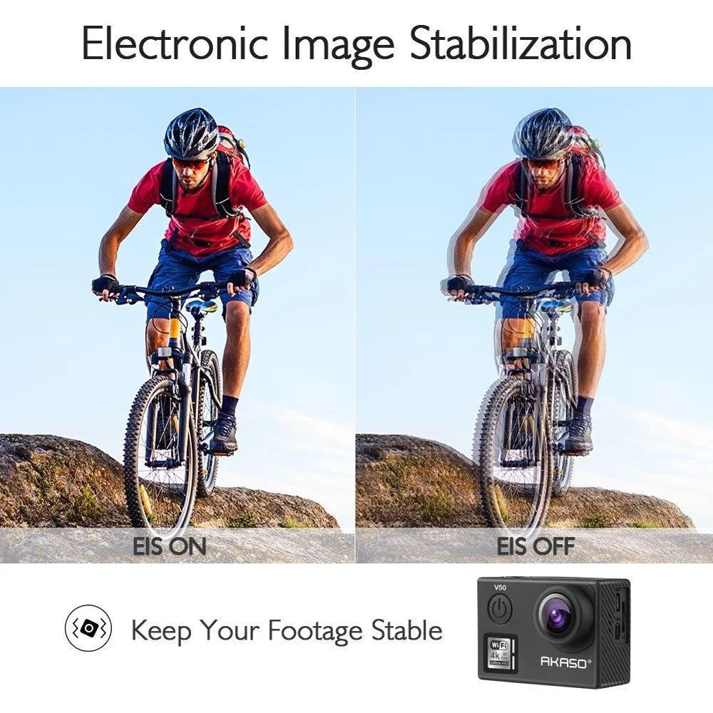 Akaso V50 Action Camera-Native - with (Open 4K/30fps Wi-Fi MP Box) 20