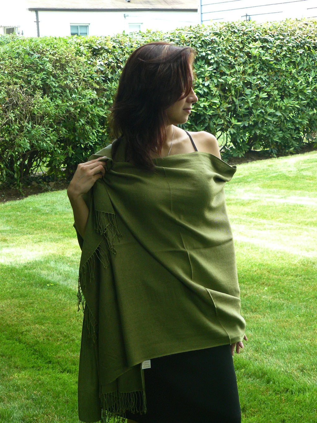 Shawl/Cashmere Regular Scarf/Wool/Silk Shawl/Shawls/Scarf/Scarves/Wrap/Stole/Muffler/Cape/Ruana/Blanket/Throw/Pashmina (Military Shawl)