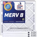 MADE Pleated Air Actual 8 HVAC 26x49x1a Filter x .75" MERV | dimension: 4-PACK IN | A/C 49 Filter Filters King 26 | Furnace x | USA