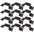 (12) Trailer Steel Body Stake Utility Brackets Pocket for Bolt-On 12 Gauge