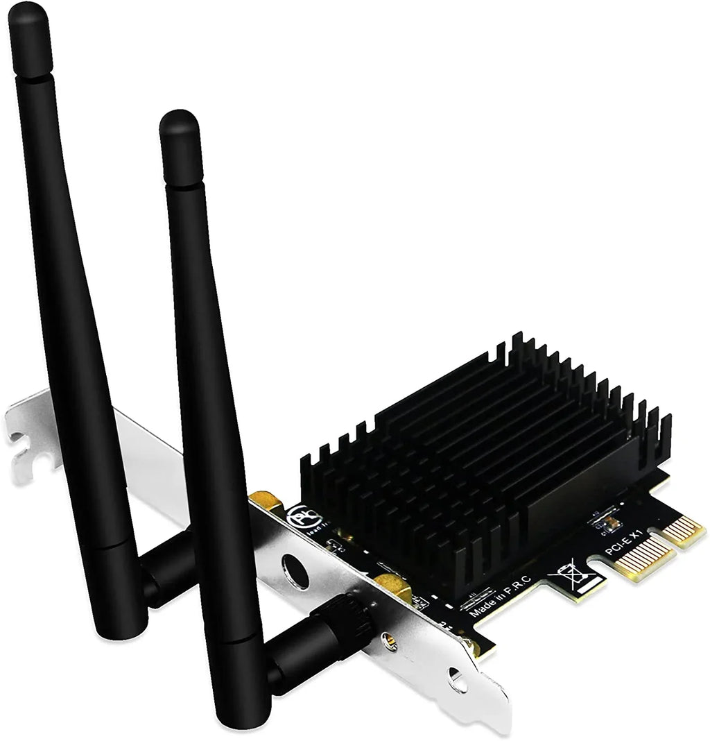 (32/64bit) and Band 8 Desktop Windows Beamformee,MU-MIMO PCI Heatsink Card for 300Mbps 867Mbps Wireless Express 1200Mbps 10 PCs-TX Server AC 7 Dual WiFi 5GHz 8.1 Technology 2.4GHz