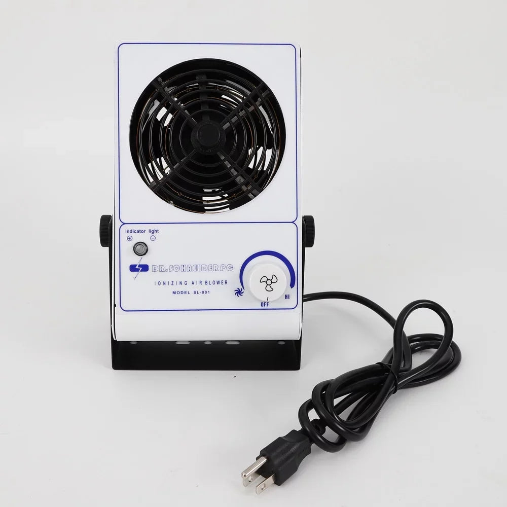 Anqidi Machine Blower Fan Ionizer Ionizing Discharge 110V 60Hz Eliminator ESD Static Air Anti-Static