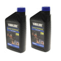 Marine Engine 2-Stroke Quarts, Yamalube Yamaha OEM, New Oil, LUB-2STRK-M1-12 2