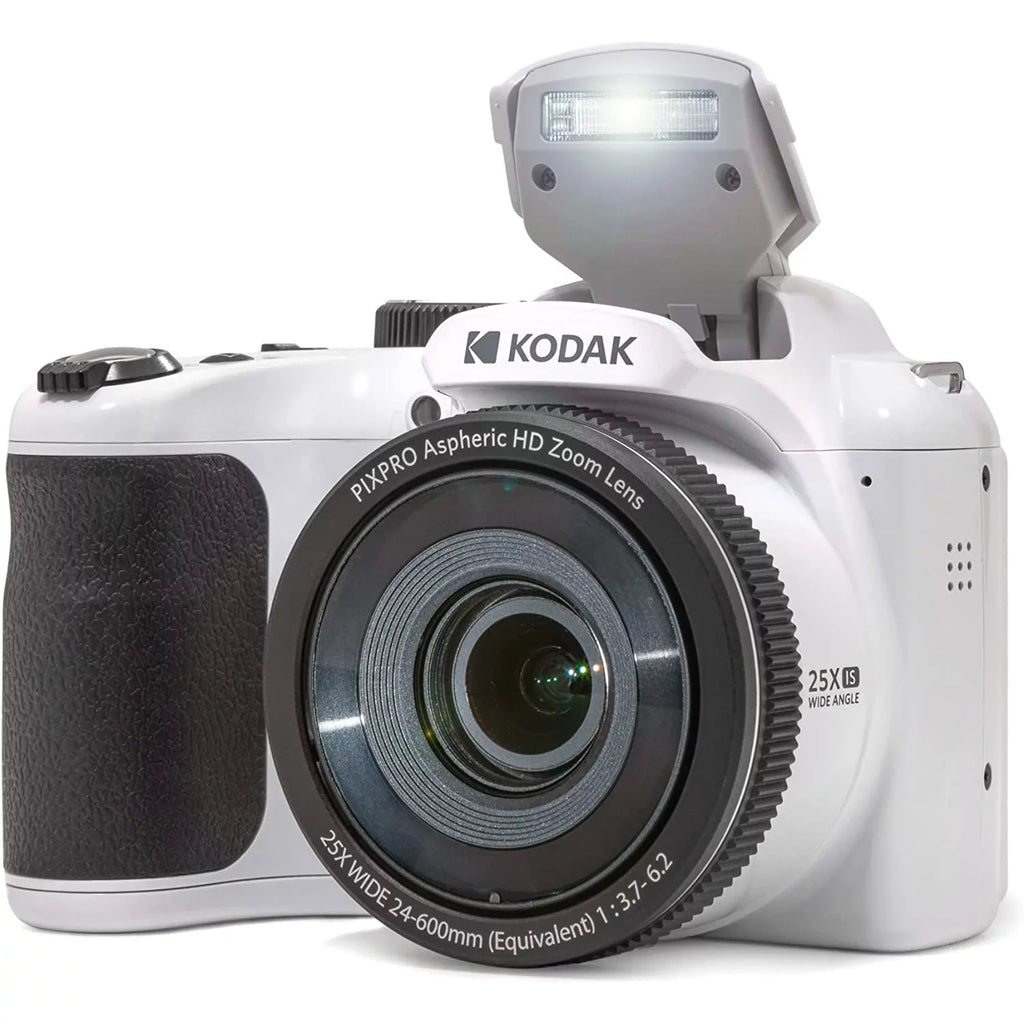 UHS-I Bag Bundle Memory Optical 25X Astro Camera Card Zoom 16MP Photo Digital Lexar + SDHC AZ255-WH Camera, with Kodak Deco 32GB White 800x High-Performance Zoom, PIXPRO