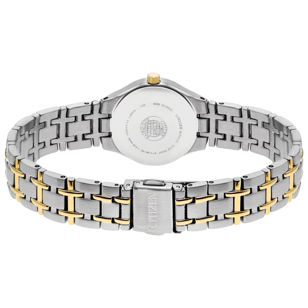 Eco-Drive Gold CITIZEN EW1264-50A Women's Watch Sport Stainless-Steel