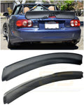 Primer Trunk | MX5 Mazda Lid 1999-2005 Black Spoiler Rear design for Rocket EOS Fiberglass Bunny Miata NB Wing Replacement