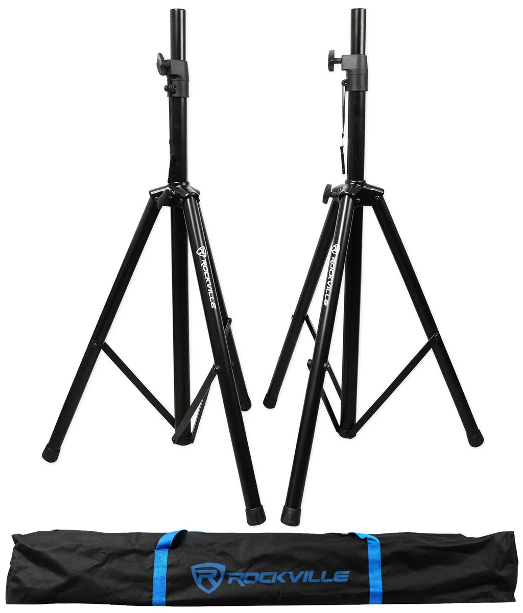 (2) Link+Stands PLIT12 Pro Bluetooth Speakers+Wireless 12" Technical LED Party