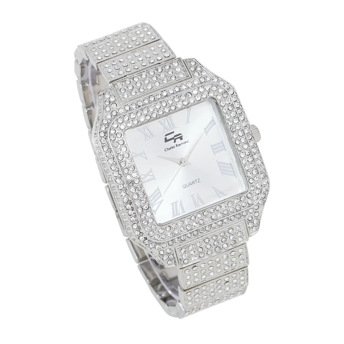 Timeless Testament blinged-Out a Classic-SLV) True Iced (L0513LA Watch, Diamonds Out and Luxury Women's Crystal to Glamour Beauty